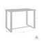 Armen Living Felicia Outdoor Patio Counter Height Dining Table in Black Aluminum 840254332584 - alternate 6